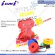 BN-BO103P-ASRT-Rojo Carrete De Plástico de alta resistencia al desgaste P/Máquina De Coser Recta Industrial 21*9*6(mm)