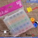 BN-BB-25-ASRT Cajita de almacenamiento con 25 bobinas de Plástico vacías/5 Color para Máquinas de coser Industrial Recta