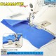 AO-A75D Aparato Embudo para doblar tejido hacia abajo p/Máquina de coser Recta Industrial