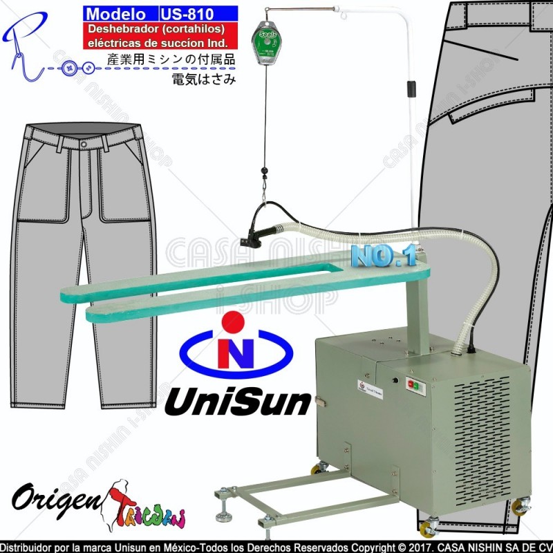 US-810 Cortahilos deshebrador eléctricas-pantalones industrial
